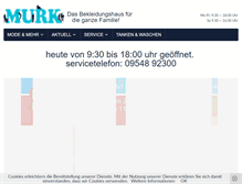 Tablet Screenshot of murk.de